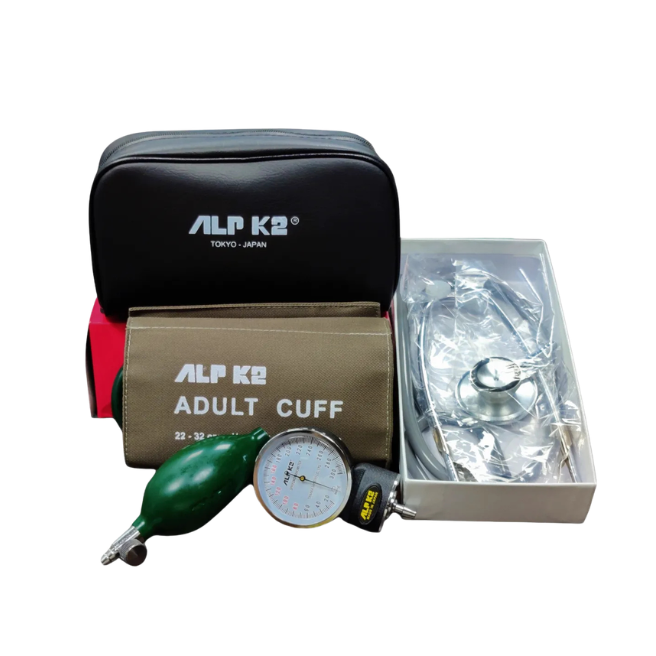 Alpk2 Sphygmomanometer with Stethoscope (Made in Japan)